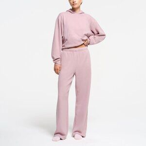 SKIMS Cotton Fleece Classic Straight Leg Pants